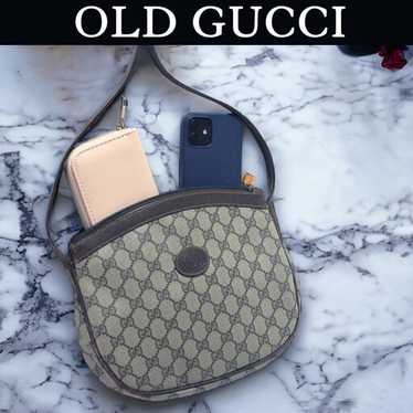 GUCCI Old Gucci 80's GG Pattern Shoulder Bag