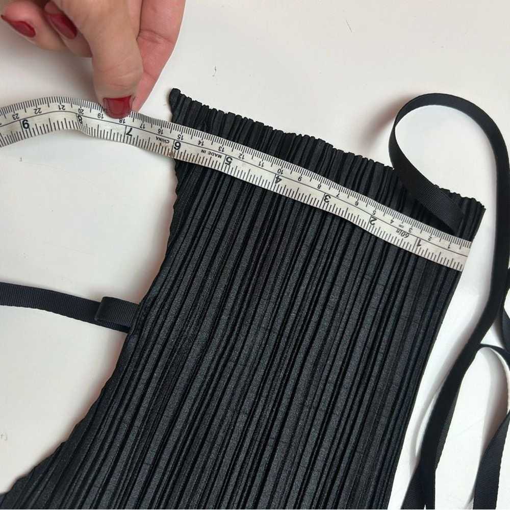 Issey Miyake Pleats Please black Shoulder Bag - image 10