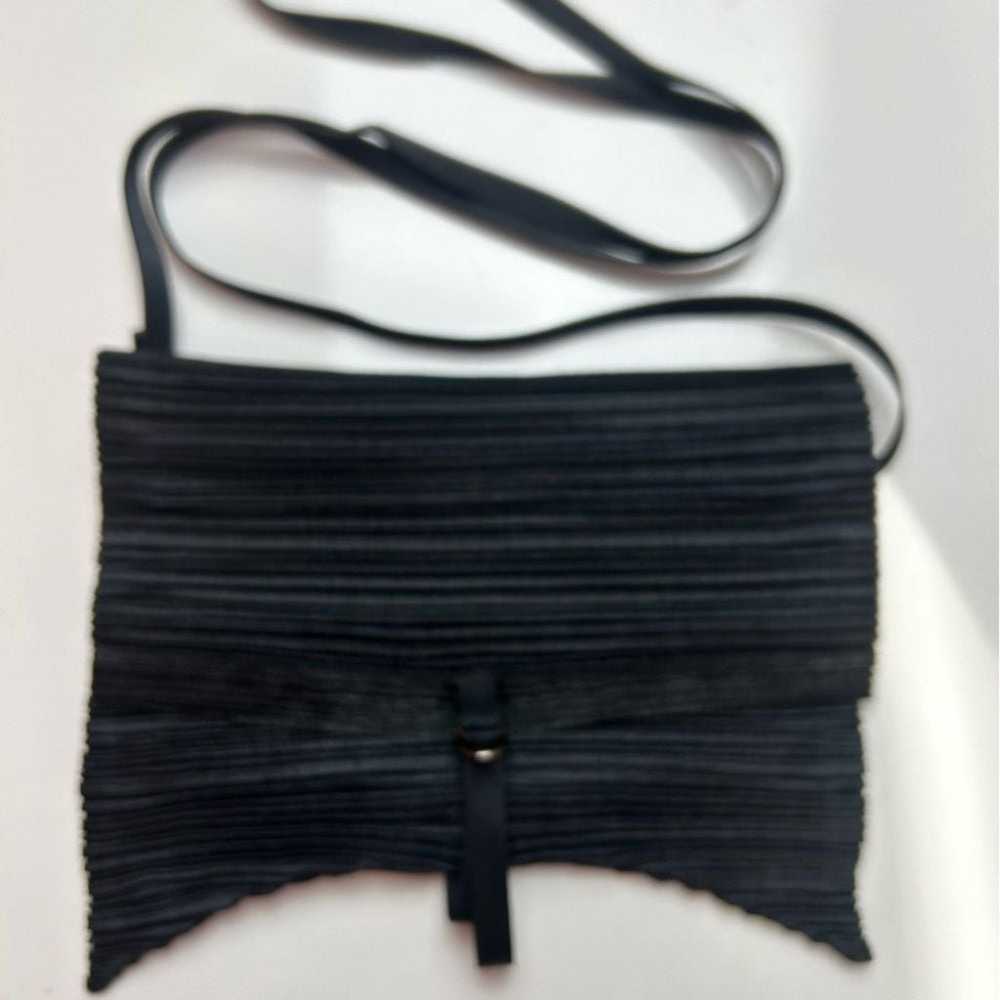 Issey Miyake Pleats Please black Shoulder Bag - image 1