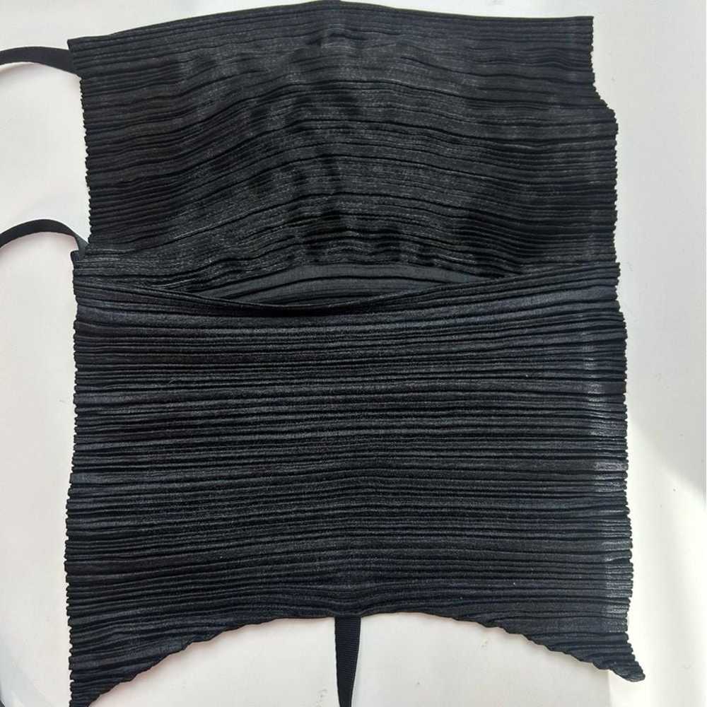 Issey Miyake Pleats Please black Shoulder Bag - image 4