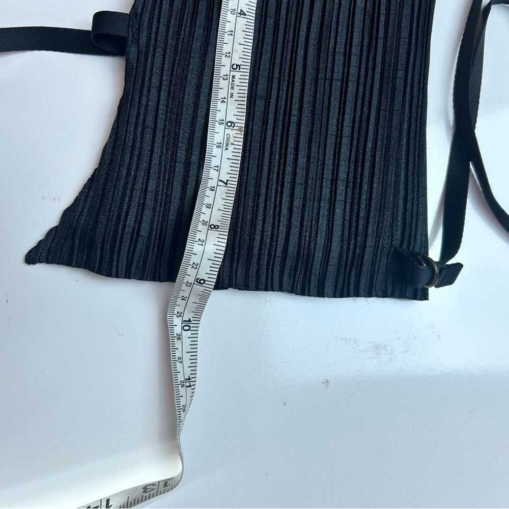 Issey Miyake Pleats Please black Shoulder Bag - image 8