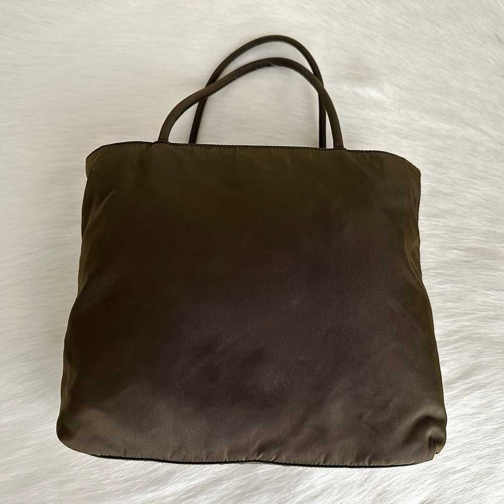 ✨PRADA Tessuto Nylon City Tote B8484 Tundra Dark … - image 3