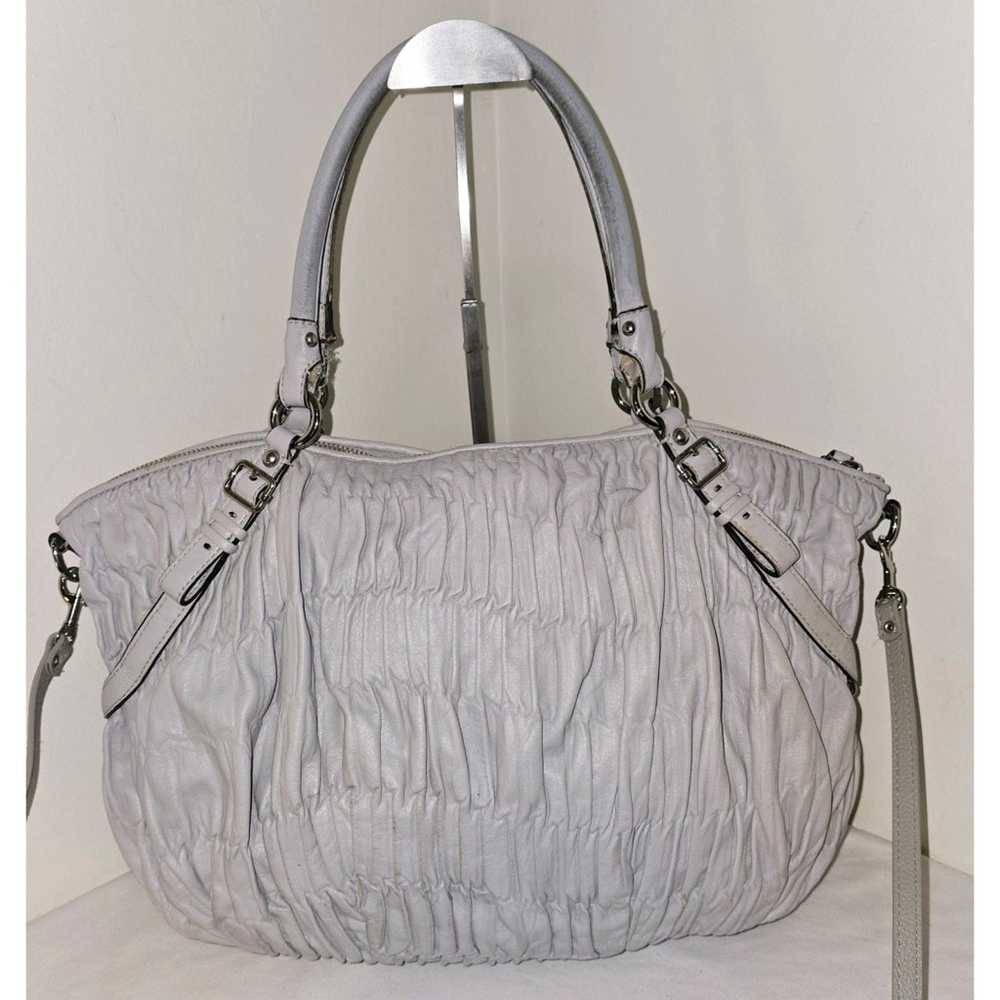 Coach Madison Sophia Bag Gathered Pearl Grey Leat… - image 2