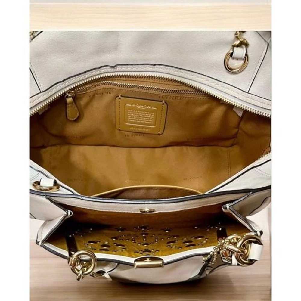 Coach 68291 Dreamer With Rivets Leather Satchel B… - image 6