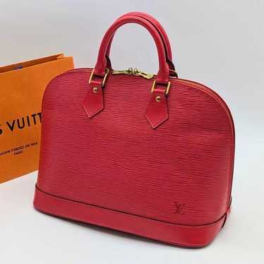 Certified Louis Vuitton Epi Alma Castilian Red Han