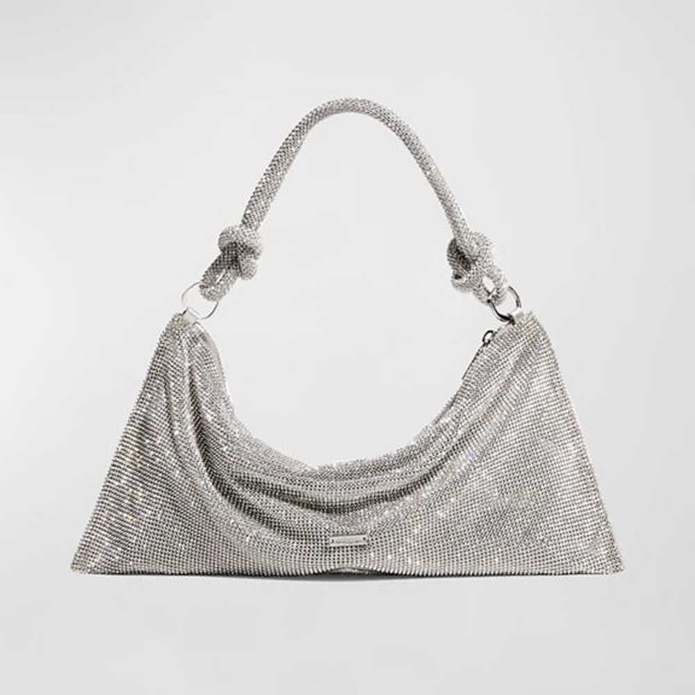 Cult Gaia Hera Knotted Rhinestone Mini Shoulder B… - image 1