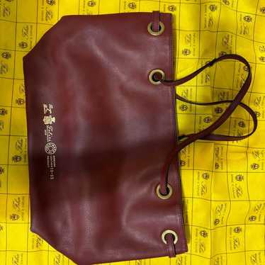 FELISI Leather Tote Bag Red