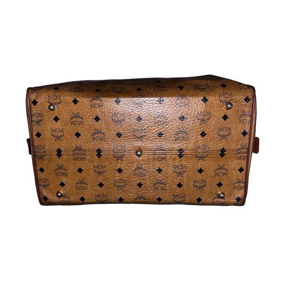 Authentic MCM Leather Weekender Duffle Bag - image 6