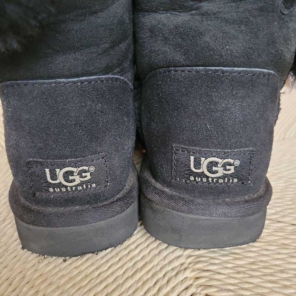 UGG Australia Mini Bailey Button Sheepskin Boots … - image 4