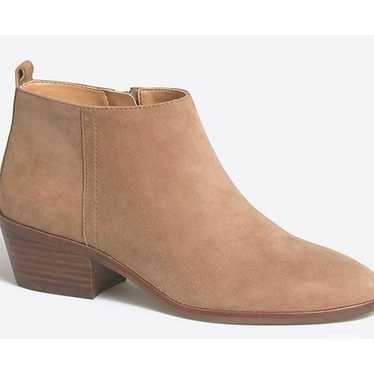 J.Crew suede booties tan size 7.5