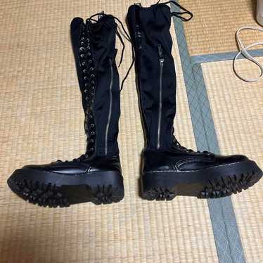 Black long boots - image 1