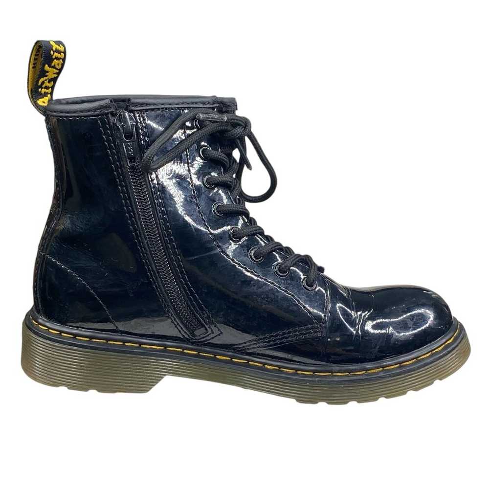 Dr . Martens Unisex 1460J Black Patent Leather Co… - image 4