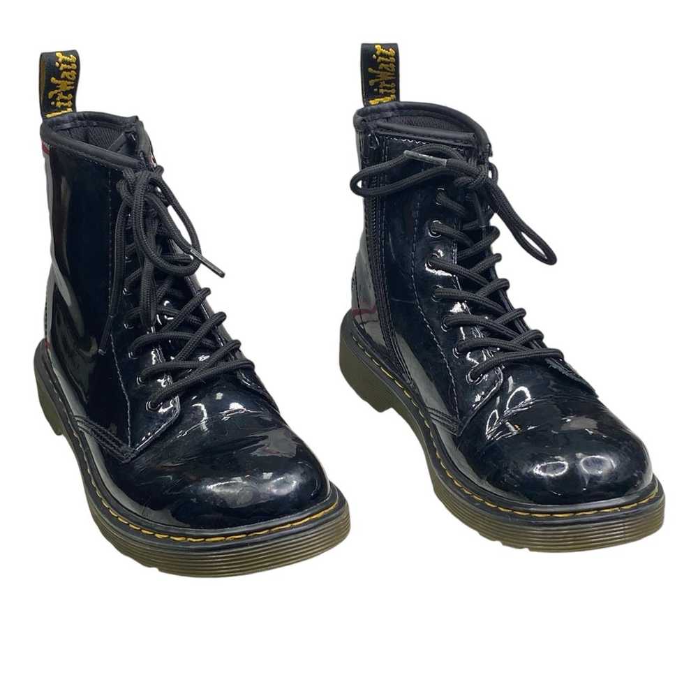 Dr . Martens Unisex 1460J Black Patent Leather Co… - image 5