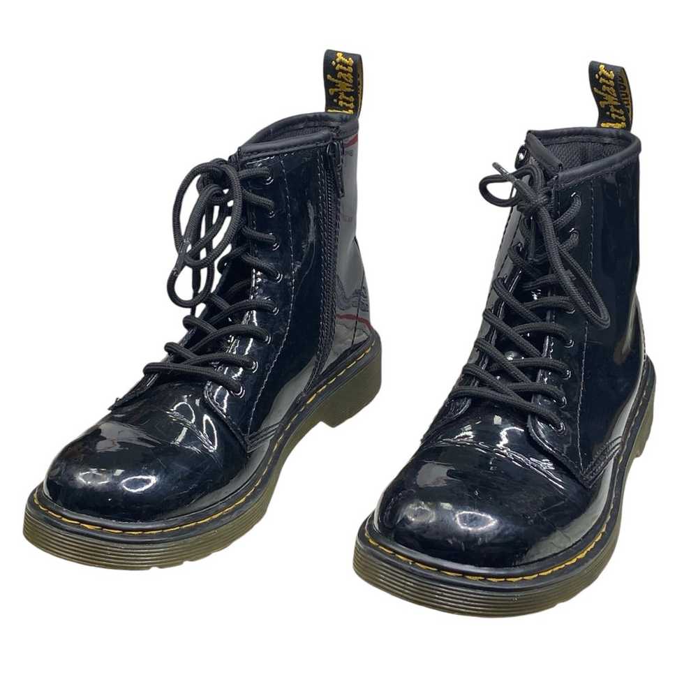 Dr . Martens Unisex 1460J Black Patent Leather Co… - image 6