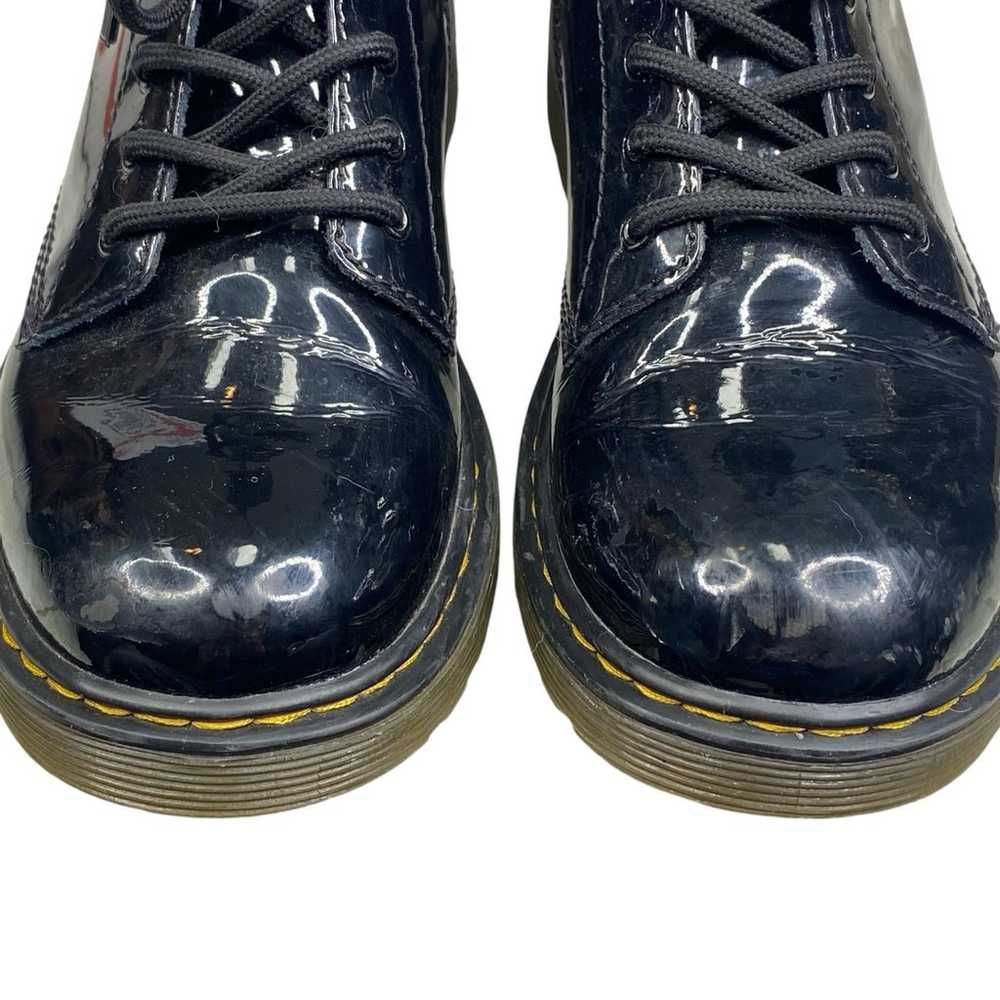 Dr . Martens Unisex 1460J Black Patent Leather Co… - image 8