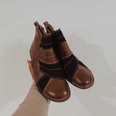 Leather Ankle Booties - image 1