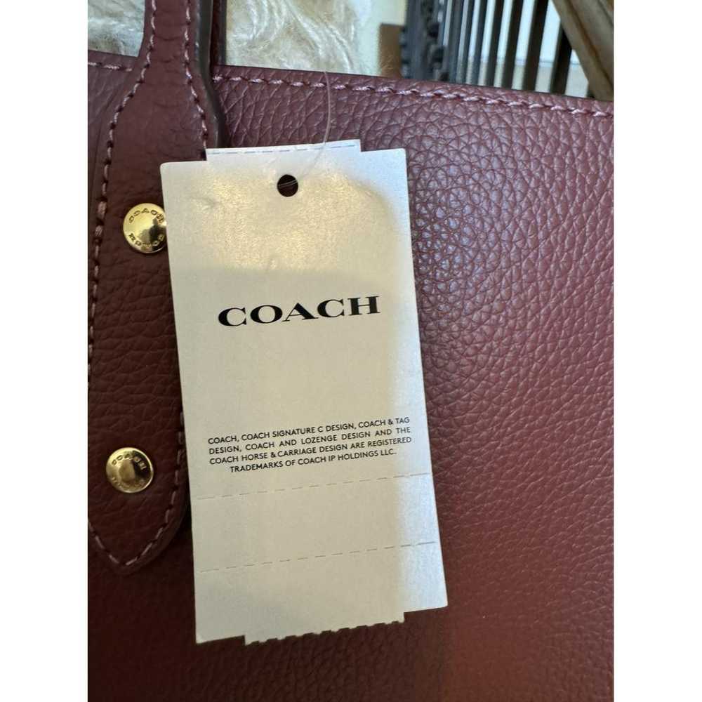 Coach Leather tote - image 4