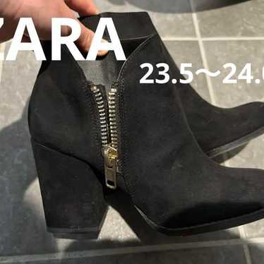 ZARA Suede Short Boots