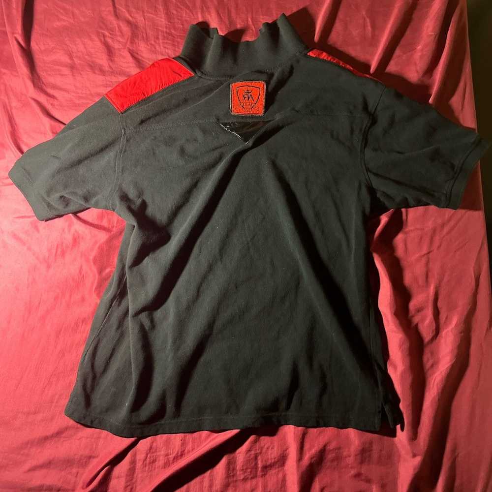 Other Y2K SKATER RED AND BLACK POLO TEE - image 2