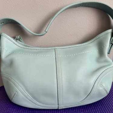 Vintage coach small hobo bag in Tiffany blue