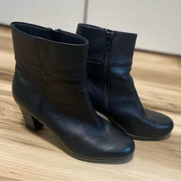 Clarks Kalea Lynn Black Leather Boots