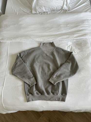 Frankie Shop Gray Mock Neck Sweatshirt