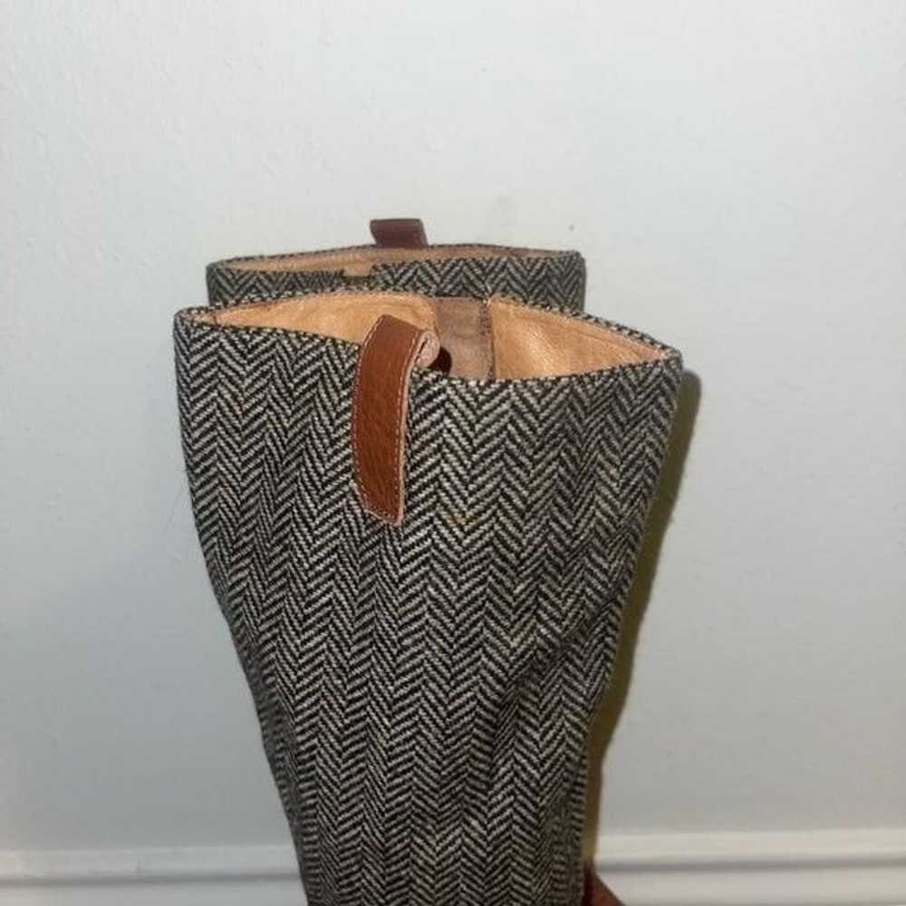 Anthropologie Herringbone Riding boots - image 3