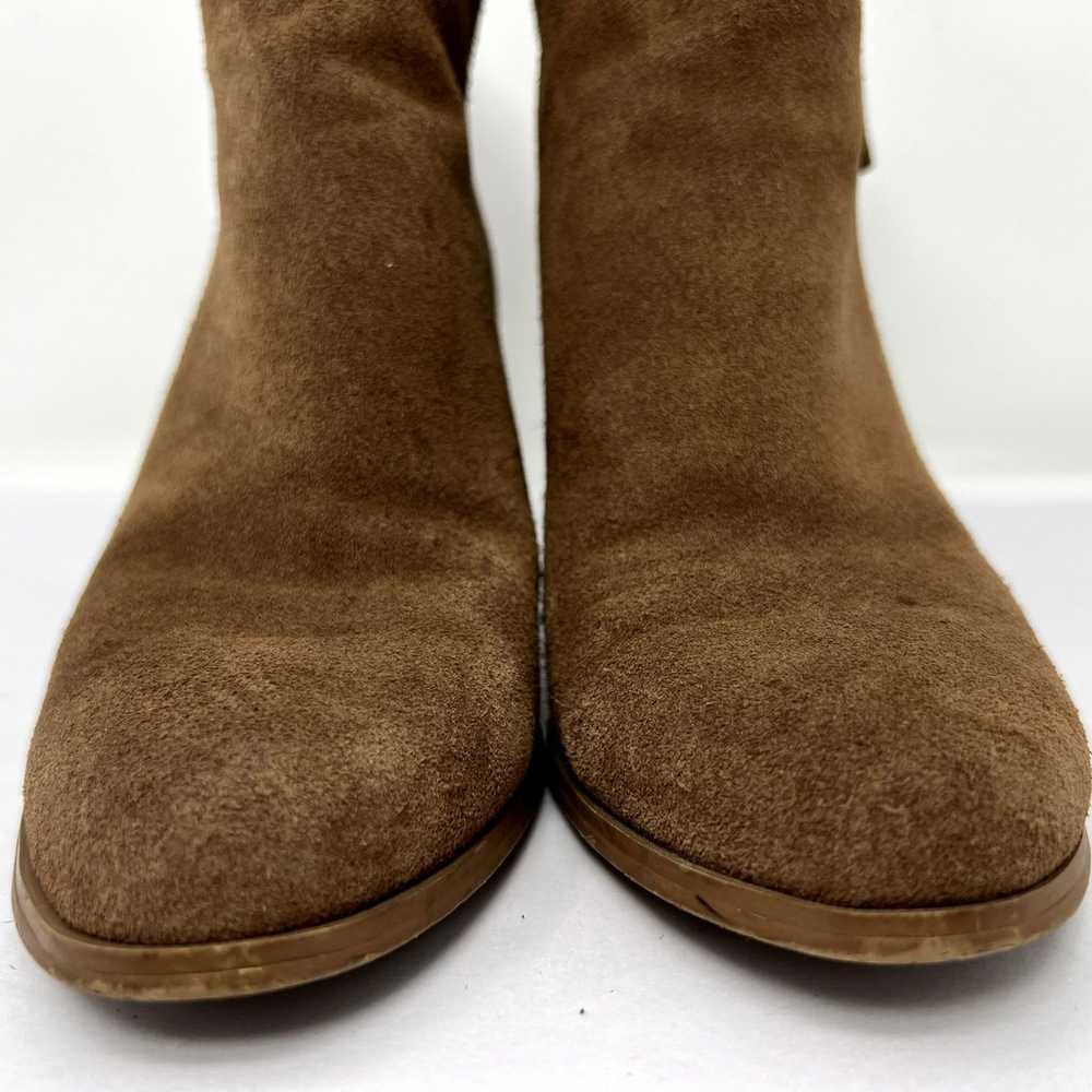 Susina Booties Shoes Women 8M Brown Suede Leather… - image 10