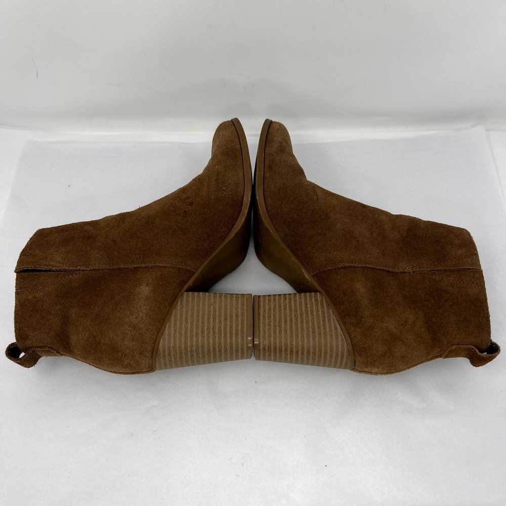 Susina Booties Shoes Women 8M Brown Suede Leather… - image 6