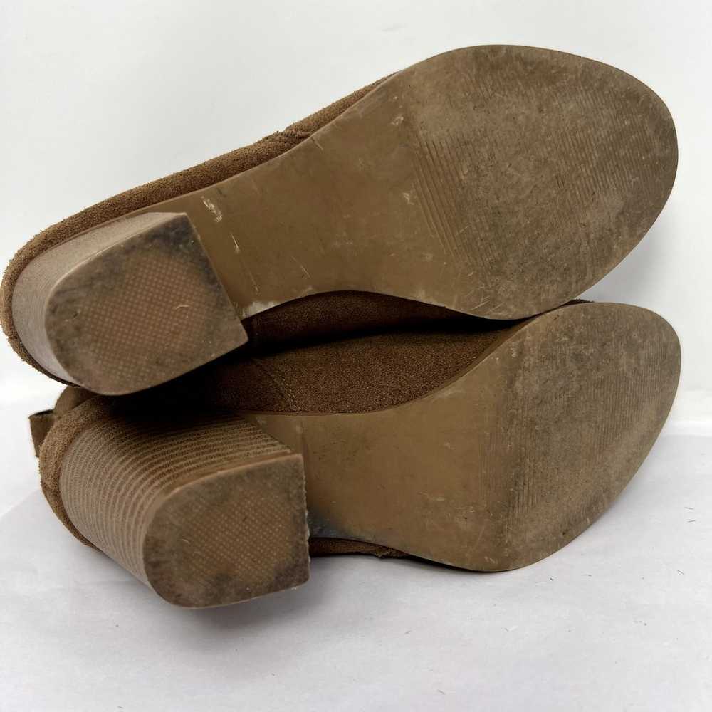 Susina Booties Shoes Women 8M Brown Suede Leather… - image 7