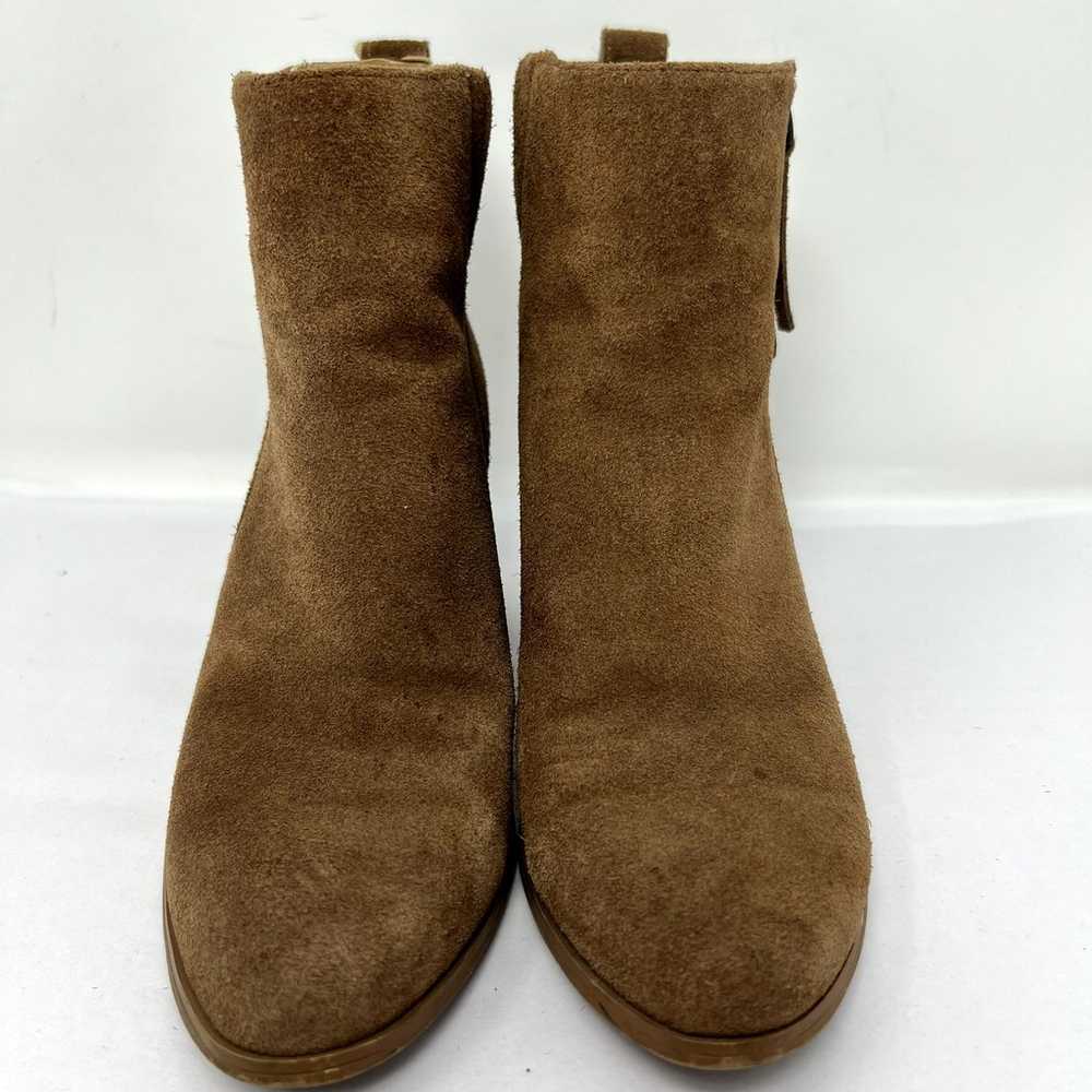 Susina Booties Shoes Women 8M Brown Suede Leather… - image 8