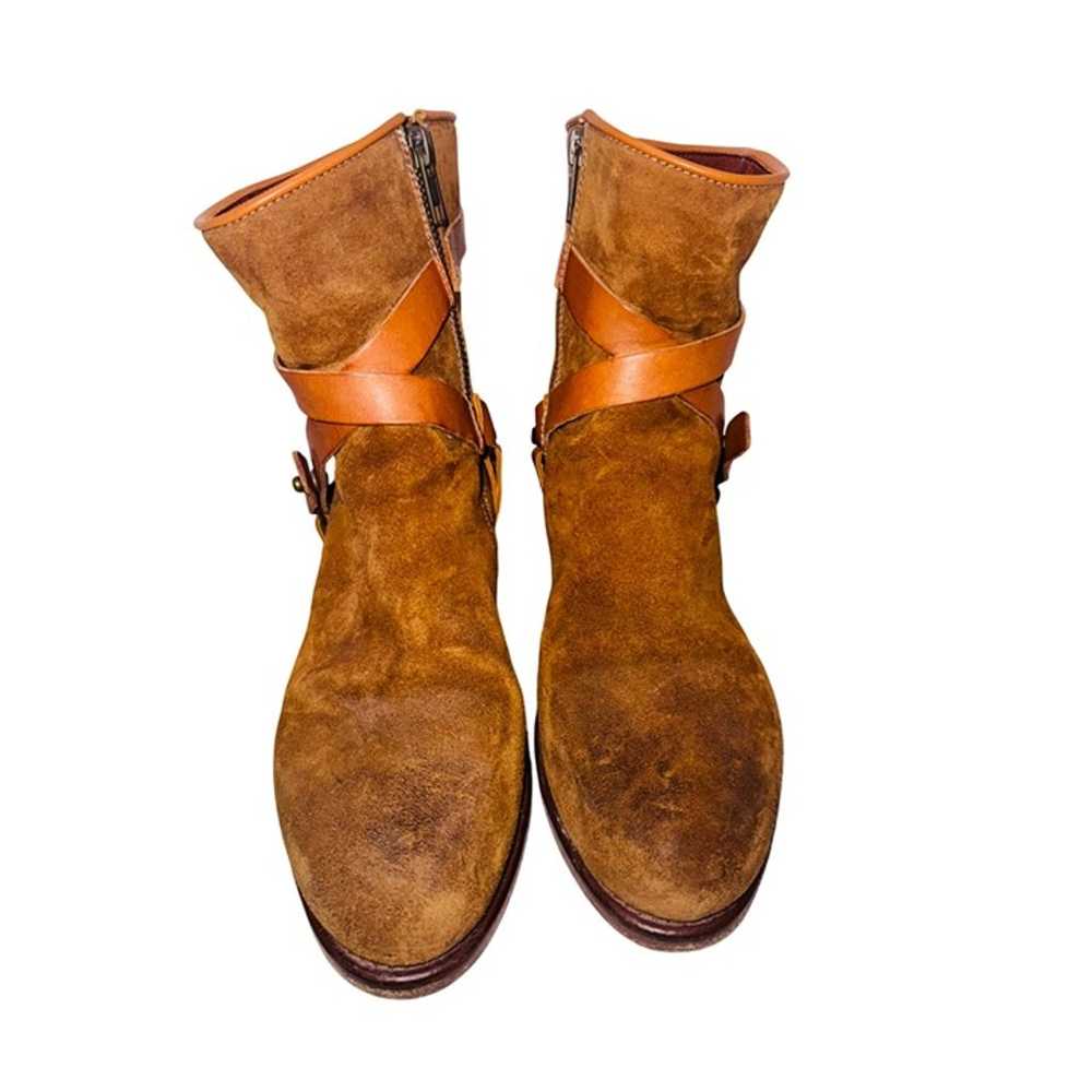 Sundance Ambleside Freebird style boots Brown Sue… - image 2