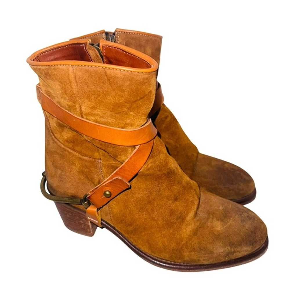 Sundance Ambleside Freebird style boots Brown Sue… - image 3