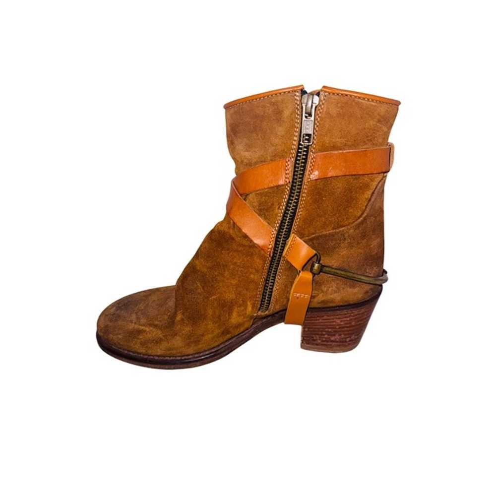 Sundance Ambleside Freebird style boots Brown Sue… - image 6