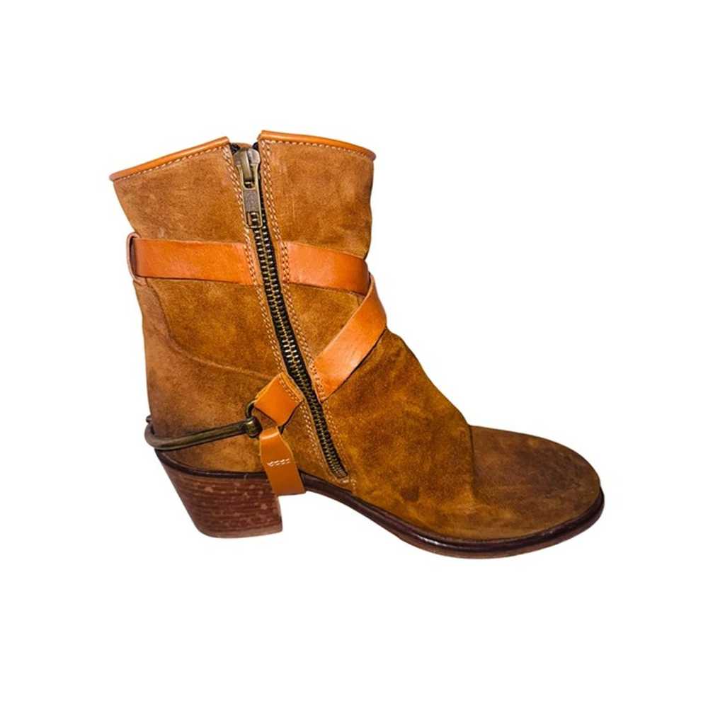 Sundance Ambleside Freebird style boots Brown Sue… - image 8