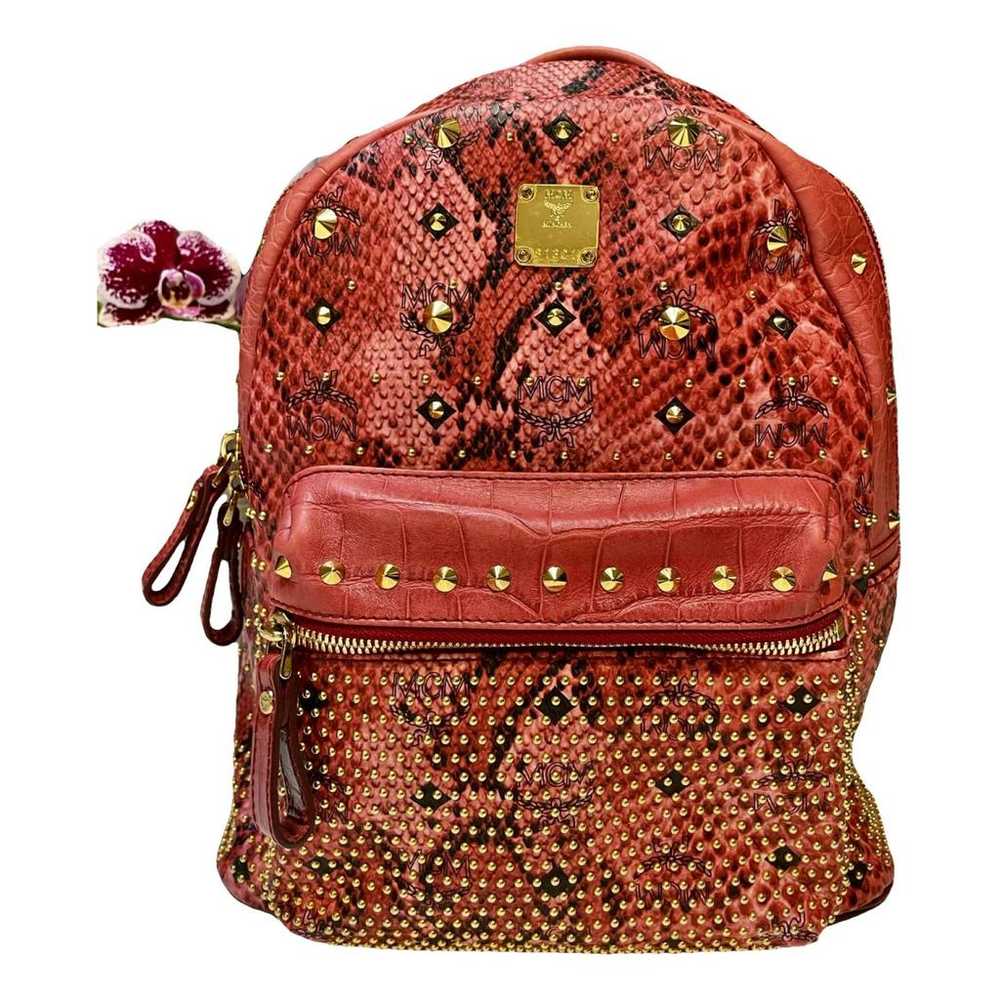 MCM Stark leather backpack - image 1