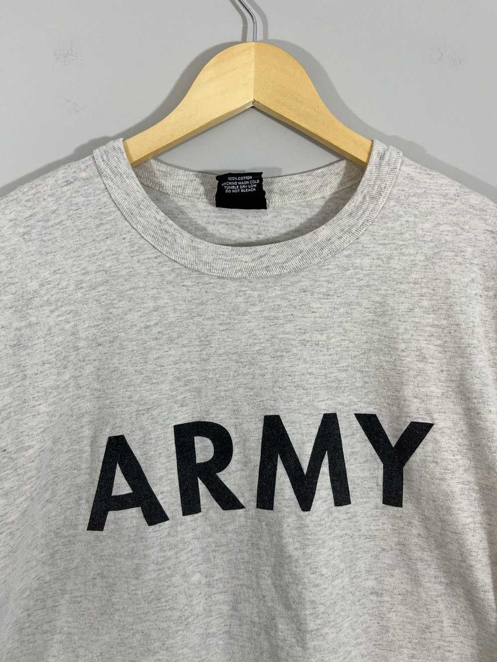 Military × Vintage Vintage ARMY Faded Distressed … - image 2