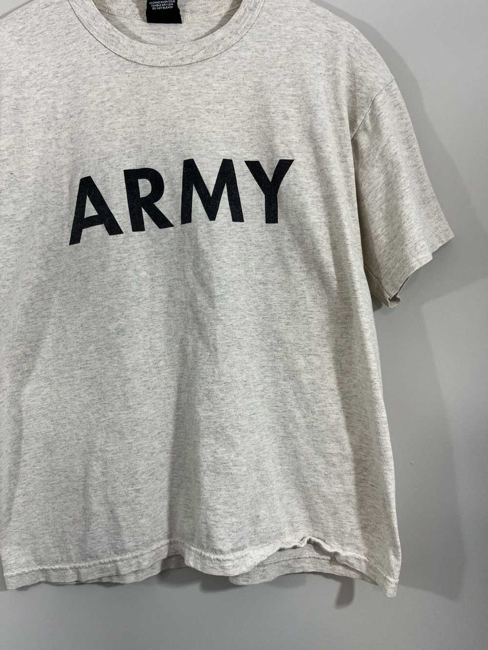 Military × Vintage Vintage ARMY Faded Distressed … - image 5