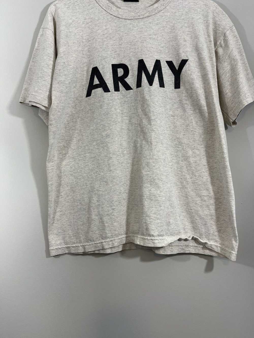 Military × Vintage Vintage ARMY Faded Distressed … - image 7