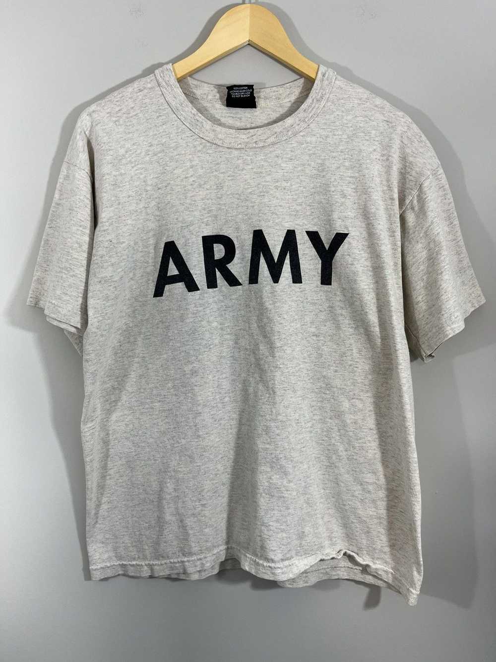 Military × Vintage Vintage ARMY Faded Distressed … - image 9