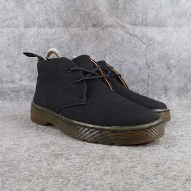 Dr martens black daytona desert shops boots