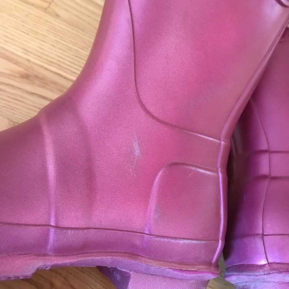 Hunter rain Boots original Nebula magenta fuschia… - image 11