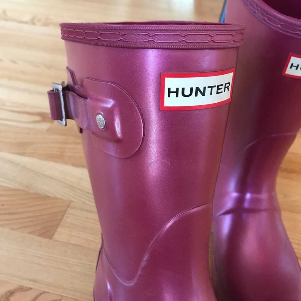 Hunter rain Boots original Nebula magenta fuschia… - image 2