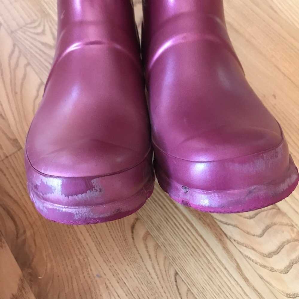 Hunter rain Boots original Nebula magenta fuschia… - image 7