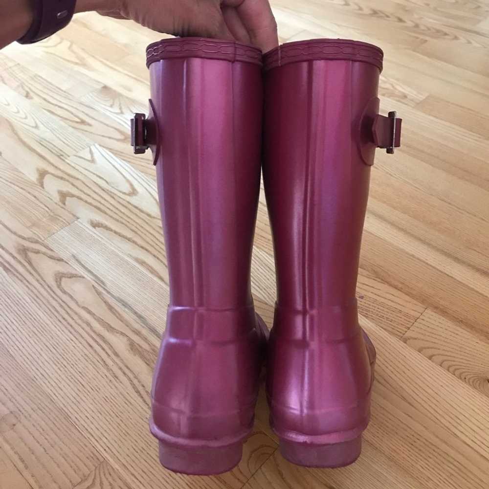 Hunter rain Boots original Nebula magenta fuschia… - image 9