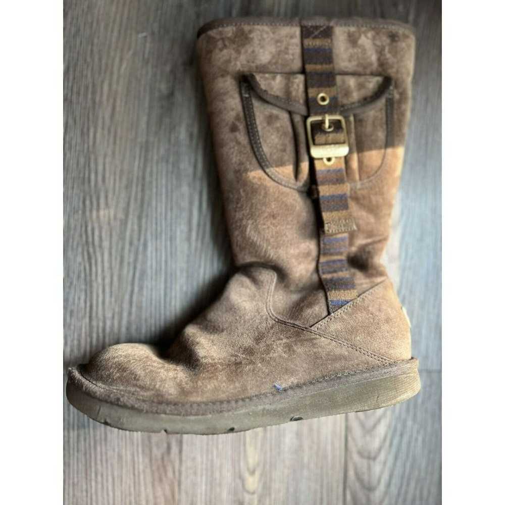 UGG Australia Retro" Cargo Tall Zip Brown Boots S… - image 5