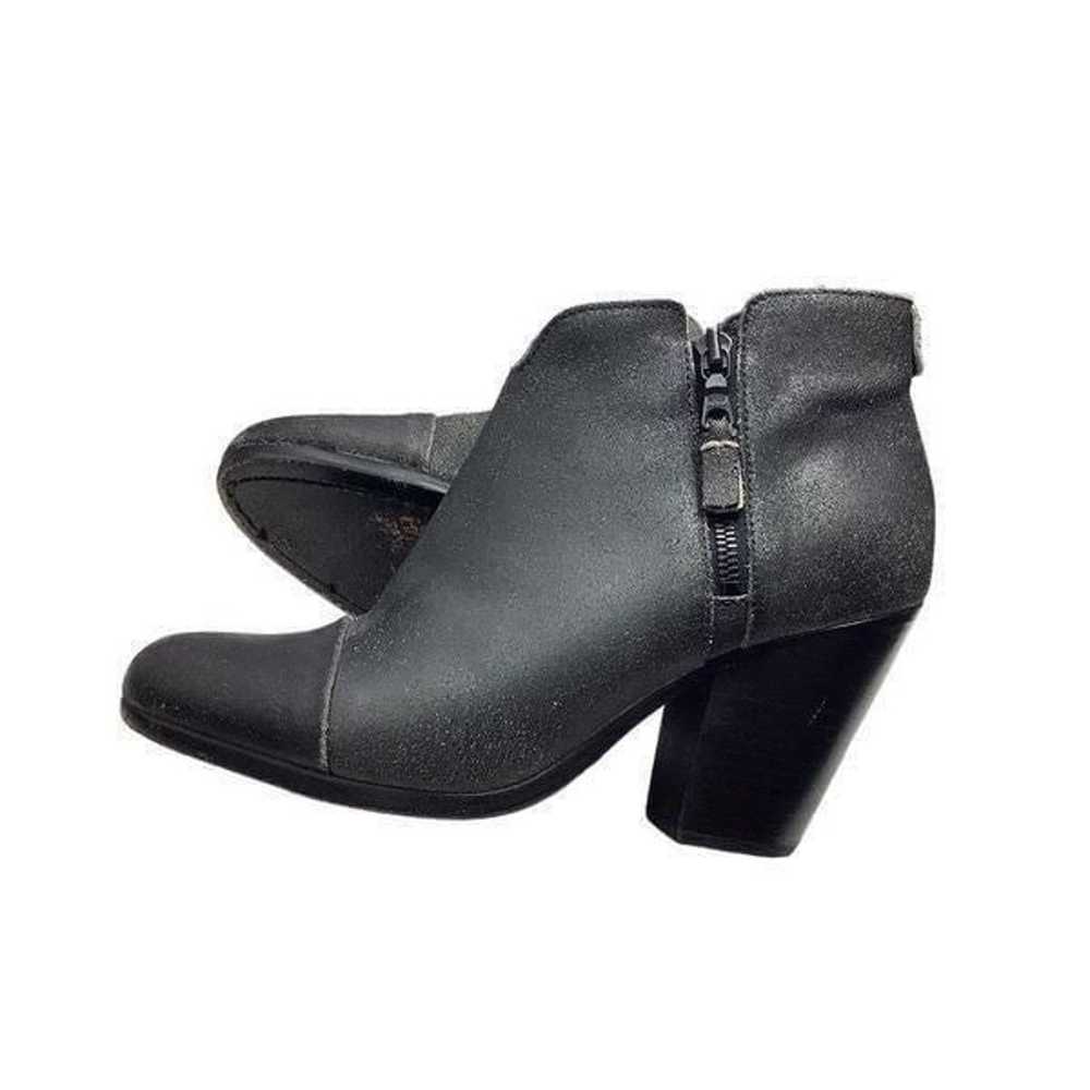 Rag & Bone Margot Black Distressed Leather Booties - image 3