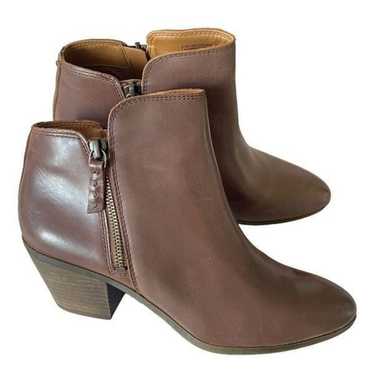 Frye Judith double zip leather ankle booties