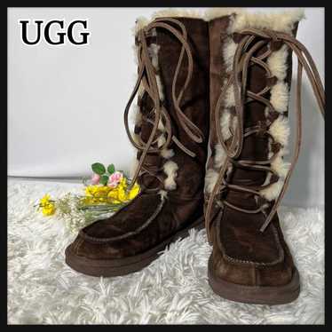 [Beautiful Condition] UGG Long Boots Sheepskin La… - image 1