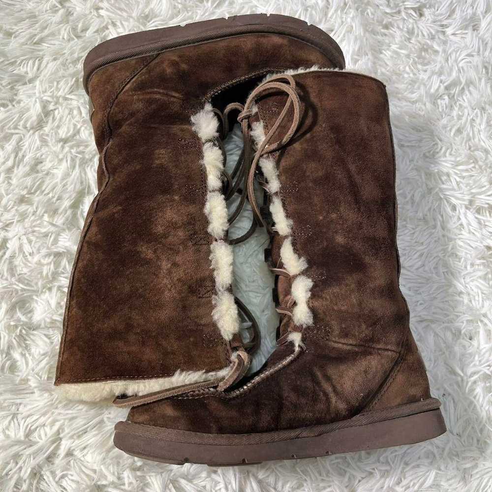 [Beautiful Condition] UGG Long Boots Sheepskin La… - image 2